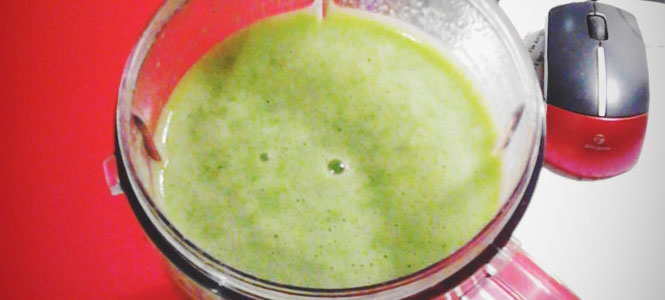 Zelené smoothie se špenátem